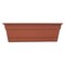 Bloem Dura Cotta Window Box Planter: 18" - Terra Cotta- With Tray, Weatherproof Resin Box, Removable Tray For Indoor & Outdoor Use, Gardening, 2 Gallon Capacity